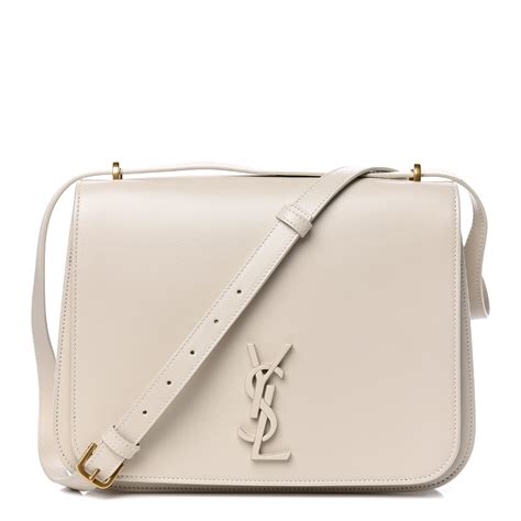 ysl spontini medium satchel|SAINT LAURENT Glazed Calfskin Monogram Medium .